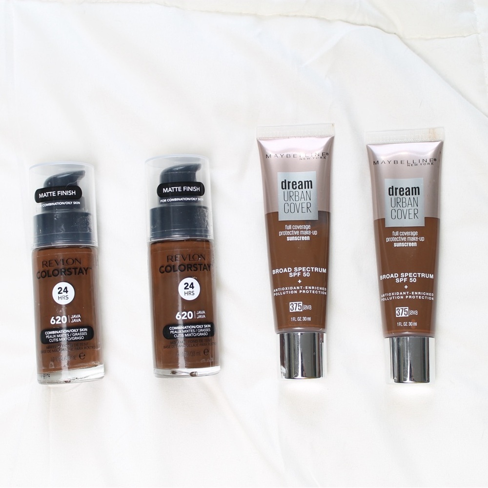 Java Liquid Makeup Foundations Bundle: Revlon & Maybelline